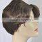 Synthetic Fashion Short Brown Woman Wig N391