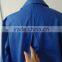 Competitive Price Work Clothing Blue Designer Lab Coat, Colored Long Sleeve Cotton Doctor Uniforms Blue Lab Coat for Hospital