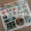 custom clear glitter epoxy stickers for children gifts