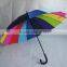 Promotional Rainbow Golf Umbrella With Long Shaft