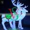 waterproof outdoor acrylic horse carriage christmas decoration light