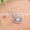 real 925 sterling silver zirconia beaded watch korean shinning couple love symbol pendant