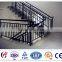 Outdoor wrought iron stair railing