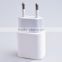 Factory outlet plug travel charger 5V 1A/2A dual port USB wall charger