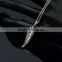 New design jewelry tone feather 925 sterling silver pendant necklace