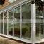 Sunroom side full size aluminum Bi fold doors exterior