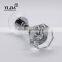 Contemporary Thomasville Furniture Chrome Base Interior Crystal Door Knobs