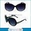 Double color with big frames favorable plastic sunglasses women