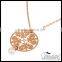 Chameleon IP Rose Gold Fashion Stainless Steel Ornament Necklace