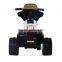 HOMCOM Ride On Motorbike Cool Tricycle 6V Children gift W / Sound - Black & White