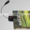 Gooseneck Clip Extra-Bright 2 LED Book Reading Light Portable LED Emergency Light 2 Brightness Settings Perfect for Bookworms