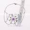 fashion jewelry carnivals halloweenn decoration spider pendant necklace with rhinestone party dress 2015 new made in China yiwu