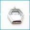 New Design Hexagon Lockets Floating Charm for Women