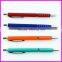 Red black green and blue 4 colors ink plastic ball pen with writing instrument