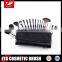 Complete Black 18 Pcs Professional Cosmetic Brush Kit