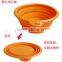 Outdoor magnetic silicone pet bowls for promotion