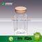 500g round shape transparent plastic candy jar