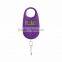 25KG Mini Purple Display Hook Hanging Luggage Fishing Weighing Digital Scale