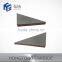 cemented carbide brazed tips tungsten carbide brazed tips for cutting tool