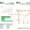 GHT6011-6 stationary type tower crane