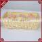 Food safe grade woven bread tray rattan basket