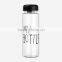 PC decorative bpa free plastic lemon juice cup with bags