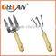 Eco wooden handle garden tool set, toy garden tool sets for kids and chidrend