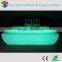 Commercial living room 16 color change led sofa set with tea table
