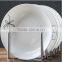 set of 7 ceramic plate set dinnerware plate set white dinner plate set