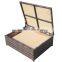 Outdoor Rattan Wicker Garden Furniture, 3-Piece Chair Set