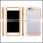 TPU transparent soft phone case, colorful bumper back cover for iPhone6