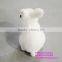 H080616 factory make green grass rabbit small plastic rabbits decorative easter rabbits