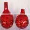 2017 New red mosaic glass vase in serie