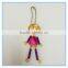 Wholesale good quality handmade beautiful couples sexy girl and boy metal pendant key chains