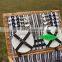 Rattan material 4 person hand woven wicker picnic basket for sale