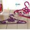 plastic colored garment hanger 5pcs/set