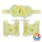 Newborn Baby Kids Girls Flower Headband Hair Band Headdress Foot flower