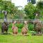 china supplier wholesale fiberglass kangaroo animal resin sculptures