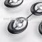 Metal wall digital clock with eye and mirror