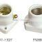 edison screw shell type of ceramic porcelain lamp holder / lamp socket e27 e27