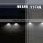 44 LED Solar Security light With 5 LEDs Both Side, 120 Degree Wide Angle Motion , Outdoor Waterproof led solar garden light