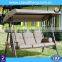 3 seat patio swing chair metal swing chair with steel frame for hot sale