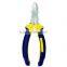 2015 forged pearl nickel steel polishing diagonal nose pliers 8"