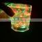 2016 fancy Mini LED Colorful Bar Pub Beer Wine Cup Party Flashing Light Glass mug
