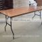 Used Cheaper Plywood Banquet Rect Folding Tables For Sale