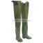 100% waterproof chest fishing PVC wader