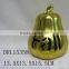 golden pumpkin ceramic lantern hollow letters festival holloween decorations