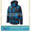 Mens waterproof jacket with nylon fabric for winter season ski wear