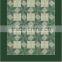 germetric pattern embroidery micro plush mink royal blanket flannel blanket