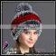 CX-C-78D Women Fashion Korean Excellent Rex Rabbit Fur Winter Hat